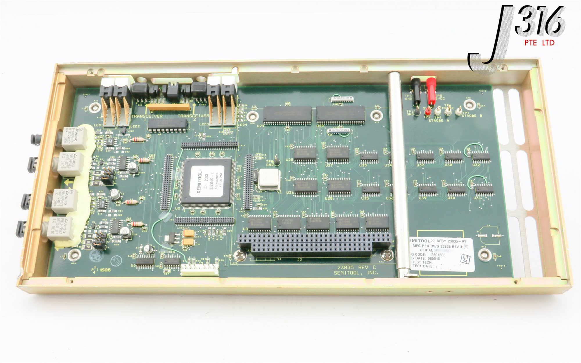 専用ページ 1/2 28343 SEMITOOL 23835 DUAL FIBER TRANSCEIVER, 23835-01 932T0016 | eBay